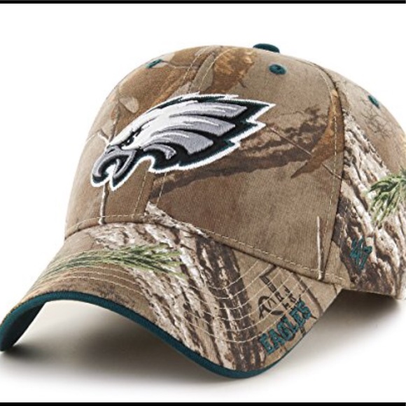 🎉HP 🆕 Philadelphia Eagles Realtree Baseball Hat - Picture 2 of 7